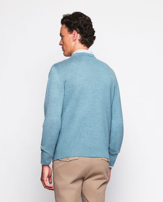 Jersey cuello redondo verde delantero patchwo by M | 03660_0050_3