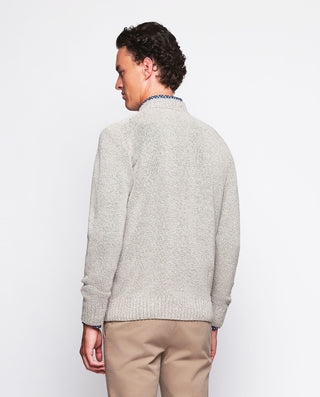 Chaqueta de punto beige con botones by MIRTO | 03670_0050_3