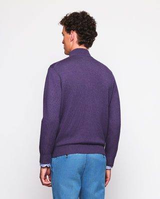 Chaqueta de punto melange con cremallera by MIRTO | 03672_0053_3