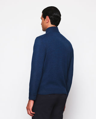 Chaqueta de punto melange con cremallera by MIRTO | 03672_0054_3