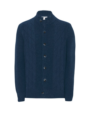 Chaqueta de punto frontal con motivos geométr by M | 03681_0052_1