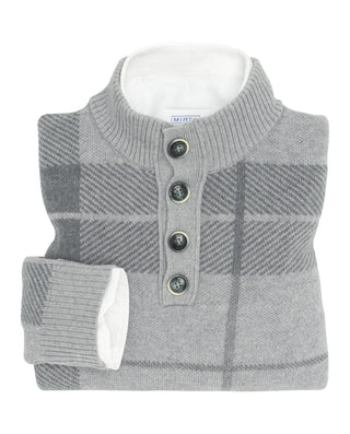 Jersey cuello perkins delantero jacquard by MIRTO | 03690_0050_1