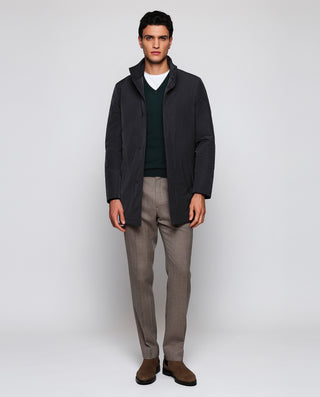 Extra fine merino wool jumper V-neck