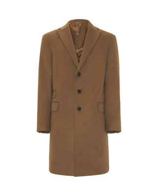 Abrigo largo de cashmere camel by MIRTO