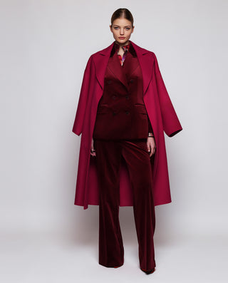 Abrigo doble faz fucsia de lana y cashmere by MIRT | 04041_0050_3