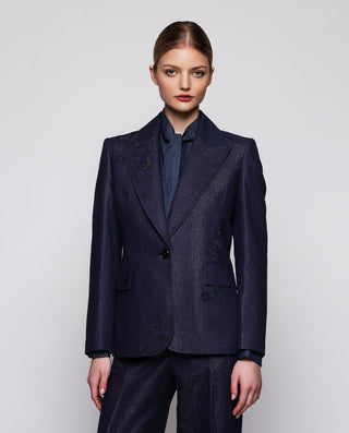 Blazer denim con aplicaciones by MIRTO | 04116_0050_1
