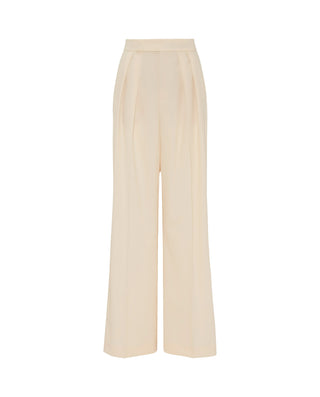 Pantalón traje vainilla de lana by MIRTO | 04162_0050_4