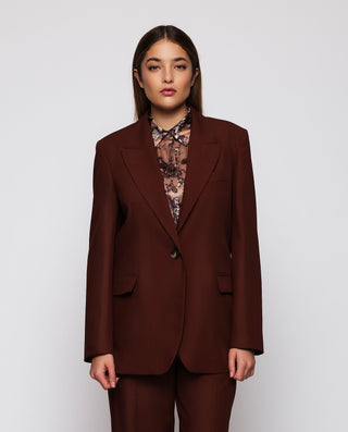 Blazer marrón de lana by MIRTO | 04163_0050_1