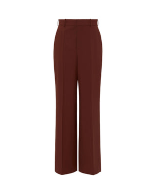 Pantalón de traje marrón de lana by MIRTO | 04164_0050_4