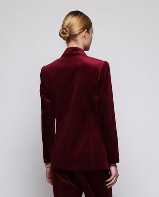 Blazer burdeos terciopelo algodón by MIRTO | 04176_0050_2