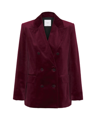 Blazer burdeos terciopelo algodón by MIRTO | 04176_0050_4