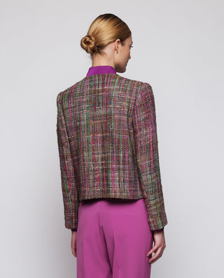 Chaqueta de tweed multicolor by MIRTO | 04179_0050_2