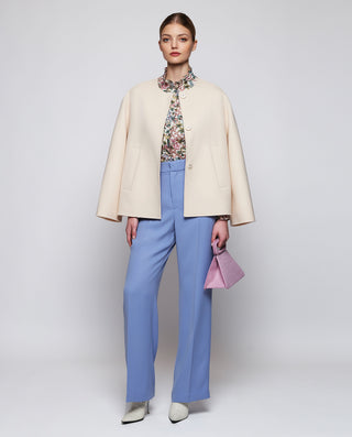Pantalón de traje azul fluido by MIRTO | 04214_0051_3