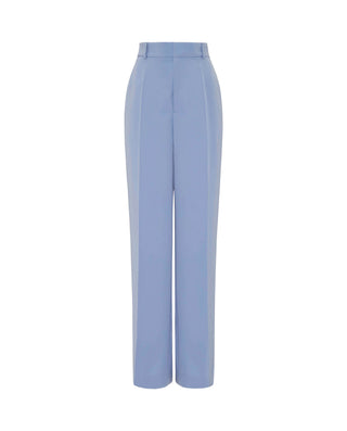 Pantalón de traje azul fluido by MIRTO | 04214_0051_4