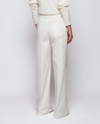 Pantalón blanco de algodón by MIRTO | 04219_0050_2