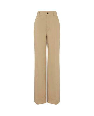Pantalón camel de algodón by MIRTO | 04219_0051_4