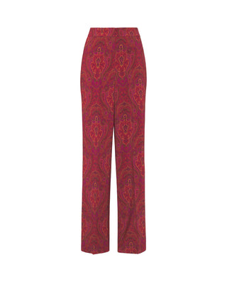 Pantalón rojo estampado paisley by MIRTO | 04228_0050_4