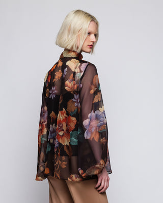 Top negro de gasa estampado floral by MIRTO | 04253_0050_2