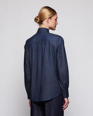 Camisa denim con lazada by MIRTO | 04277_0050_2