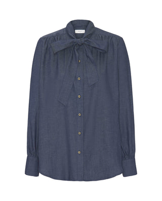 Camisa denim con lazada by MIRTO | 04277_0050_4