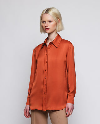 Blusa fluida caramelo by MIRTO | 04317_0051_1