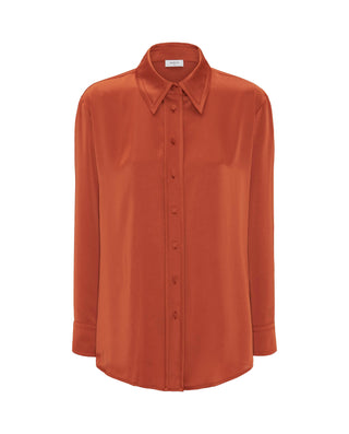 Blusa fluida caramelo by MIRTO | 04317_0051_4