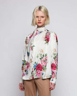 Top blanco estampado floral by MIRTO | 04352_0050_1