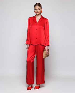 Pijama rojo de seda by MIRTO | 04450_0050_3