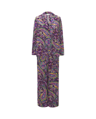 Pijama estampado paisley morado by MIRTO | 04455_0050_3