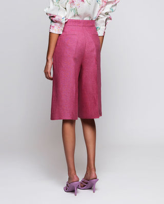 Bermuda fresa de lino by MIRTO | 04481_0050_2