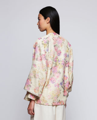 Chaqueta de algodón estampado floral by MIRTO | 04482_0050_2