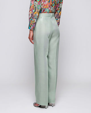 Pantalón de traje verde by MIRTO | 04492_0050_2