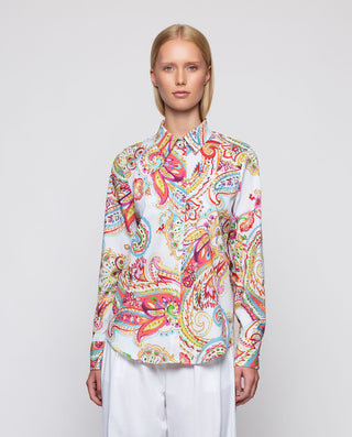 Camisa multicolor estampado paisley algodón by MIR | 04515_0050_1