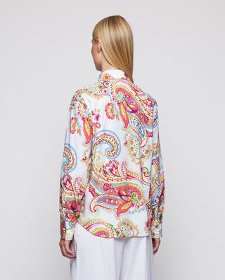 Camisa multicolor estampado paisley algodón by MIR | 04515_0050_2