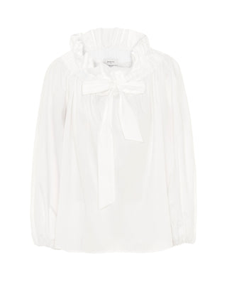 Top blanco de algodón.