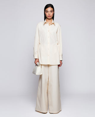 Camisa beige de algodón by MIRTO | 04557_0051_3