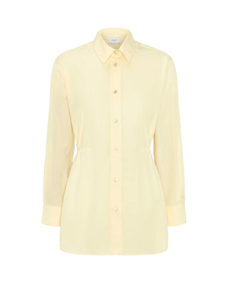 Camisa beige de algodón