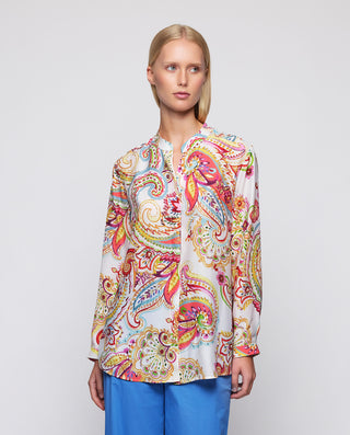 Blusa multicolor estampado paisley de seda by MIRT | 04564_0050_1