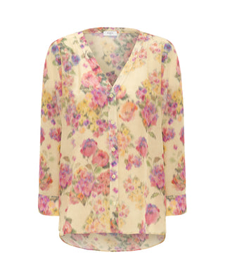 Blusa estampado floral de seda by MIRTO | 04565_0050_4