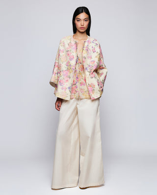 Blusa estampado floral de seda by MIRTO | 04565_0050_5