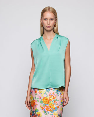 Top verde fluido by MIRTO | 04583_0052_1