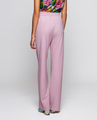 Pantalón rosa stretch en tejido técnico by MIRTO | 04606_0050_2