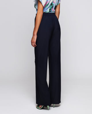 Pantalón azul stretch en tejido técnico by MIRTO | 04606_0052_2