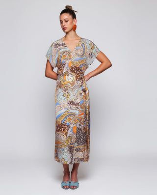 Falda pareo fluida estampado paisley by MIRTO | 04647_0050_5