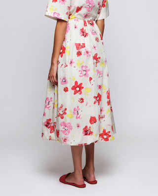 Falda abullonada estampado figurativo algodón by M | 04649_0050_2