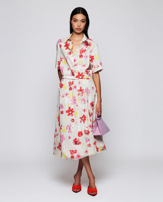 Falda abullonada estampado figurativo algodón by M | 04649_0050_3