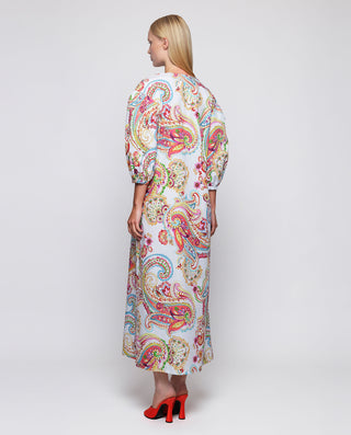 Kaftán multicolor estampado paisley algodón by MIR | 04712_0050_2