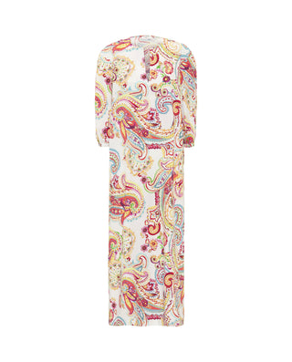 Kaftán multicolor estampado paisley algodón by MIR | 04712_0050_4