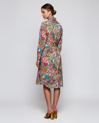 Vestido camisero estampado paisley de algodón by M | 04797_0050_2