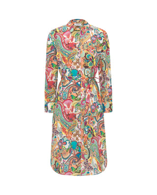 Vestido camisero estampado paisley de algodón by M | 04797_0050_4